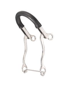 Tough1 Miniature Hackamore with Rubber Tubing